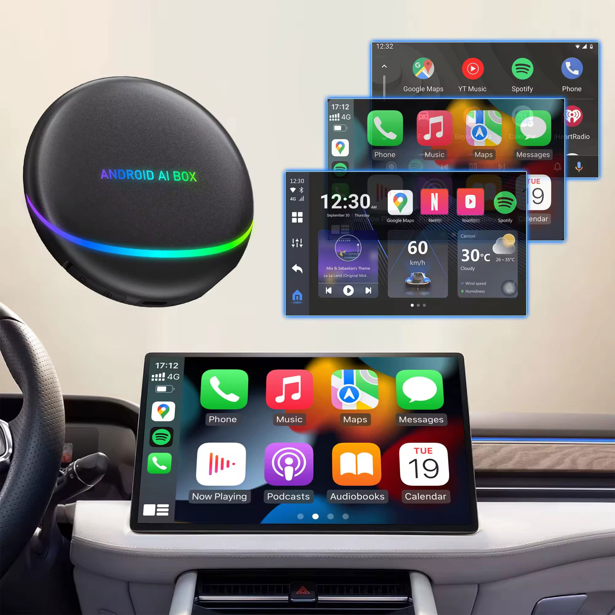 Smart Home Orvibo - Carplay TV Ai Box اللاسلكي Android