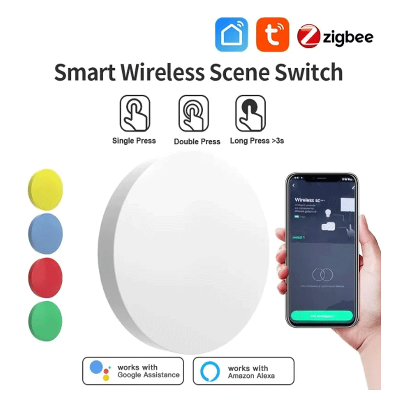 Smart Home Life - زر ذكي لاسلكي من تويا زيجبي