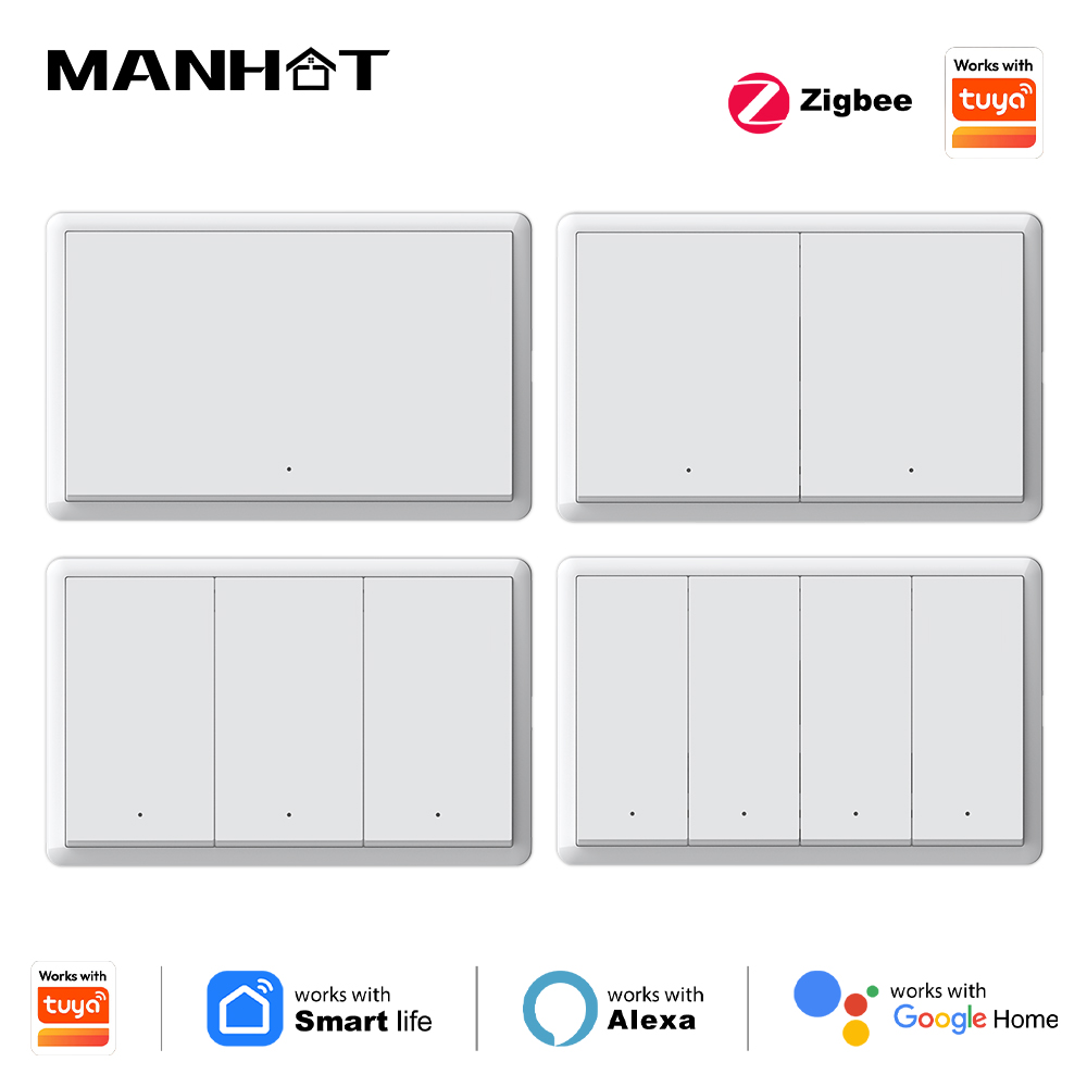 Smart Home Life - مفتاح إضاءة ذكي من مانهوت يعمل