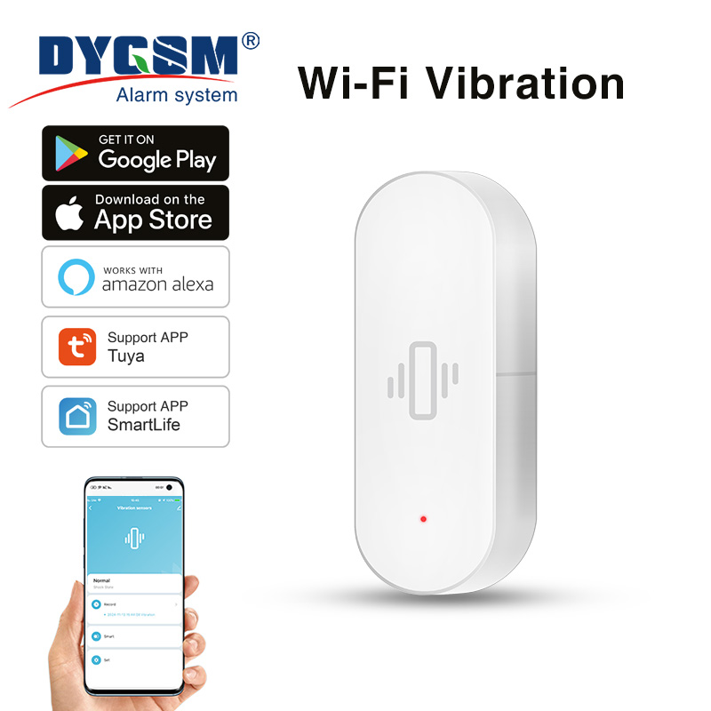 Smart Home Living - مستشعر اهتزاز واي فاي من تويا،