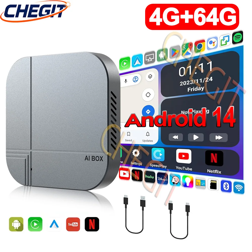 Smart Home Tv - Android14 Smart AI Box 4G +