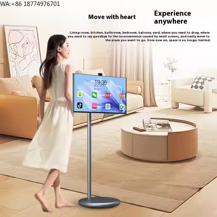 Smart Home Tv - شاشة تلفزيون ذكية محمولة مقاس 24