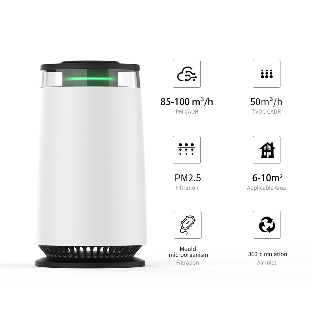Smart Air Purifier - منقي هواء أولانسي الذكي بتحكم باللمس،