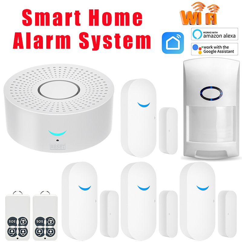 Smart Home Security System - جهاز استشعار ذكي للأبواب يعمل بتقنية