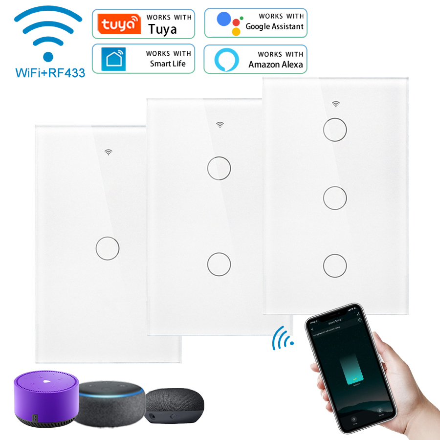 Homesmart Online - Tuya WiFi اللمس الجدار مفتاح ذكي