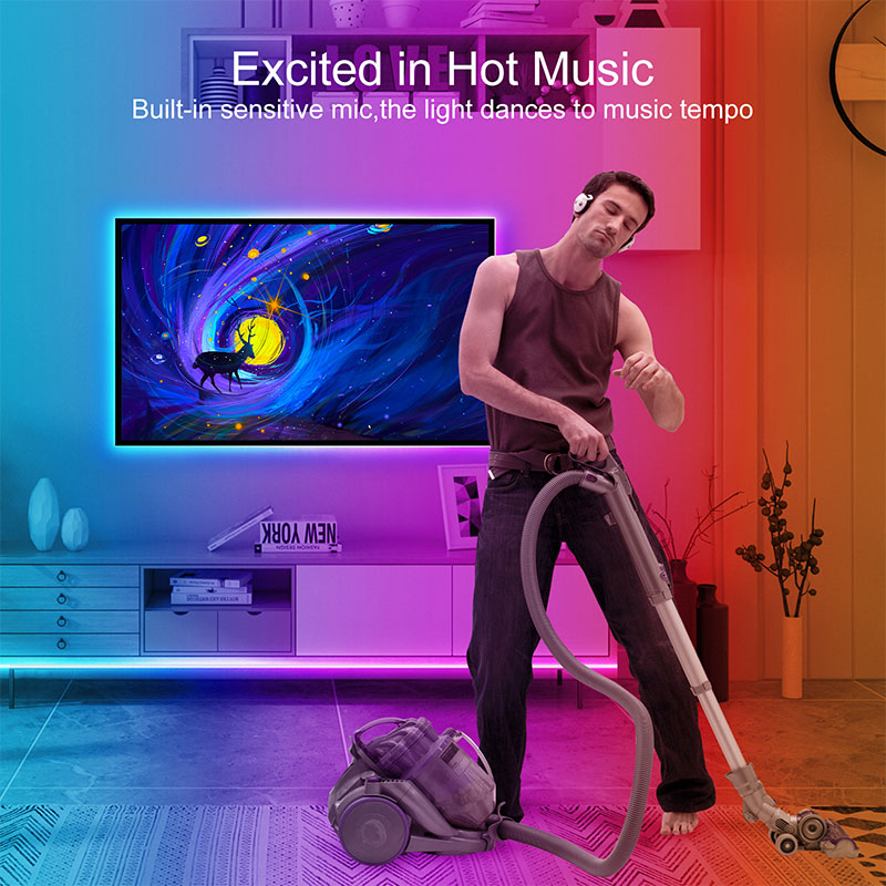 Smart Home Tv - شريط إضاءة LED ذكي RGB من