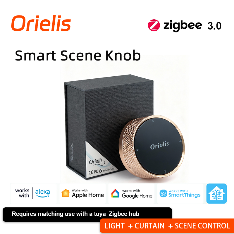 Smart Light Switch - وحدة تحكم مقبض المشهد الذكي ORIELIS