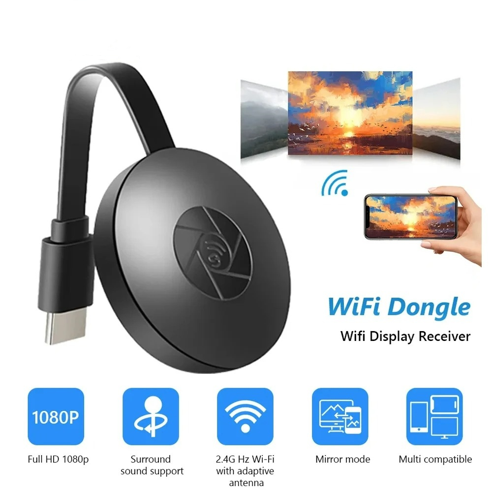 Smart Home Tv - جهاز استقبال لاسلكي عالي الدقة 1080P