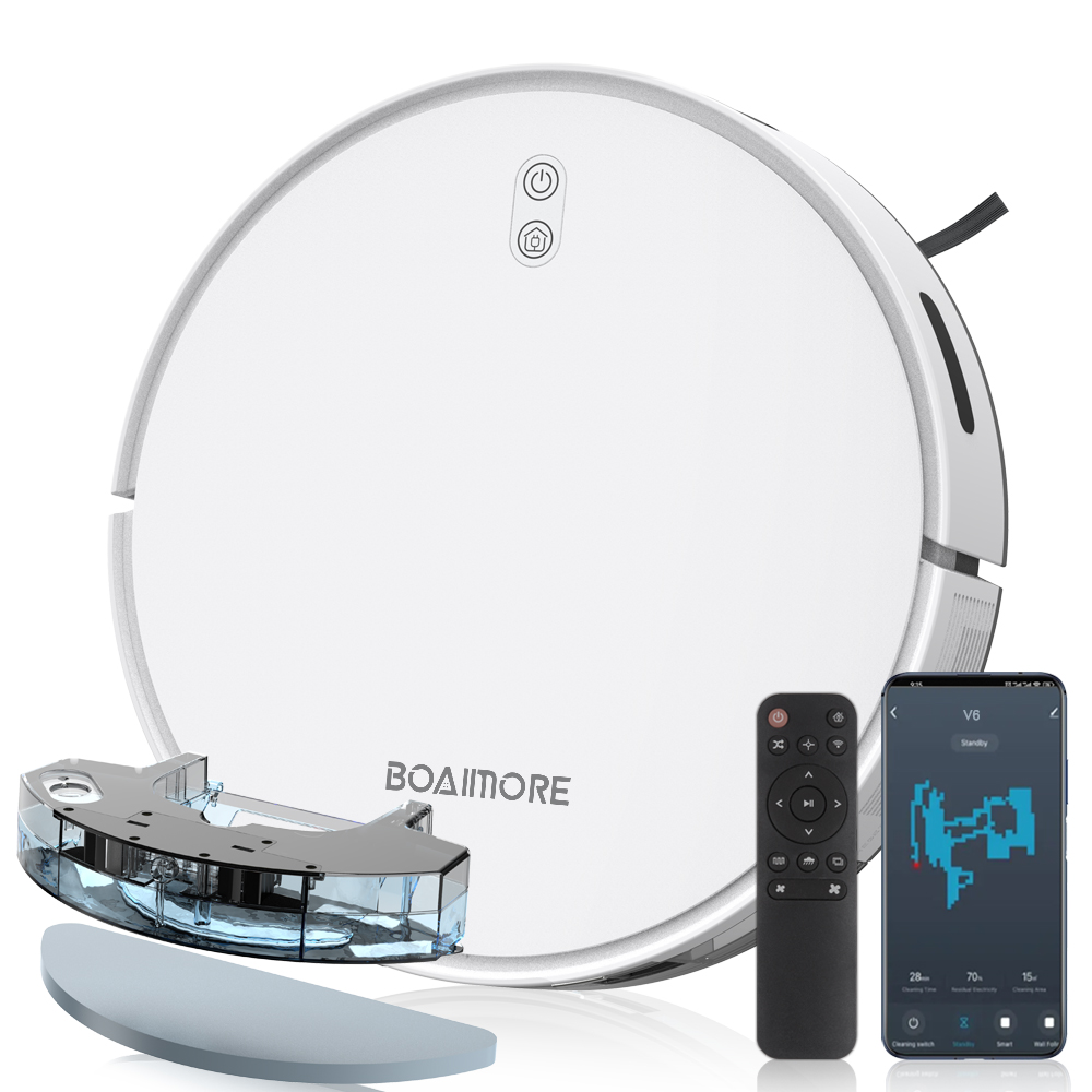 Smart Home Robot - جهاز آلي لتنظيف الأتربة كومبو ممسحة