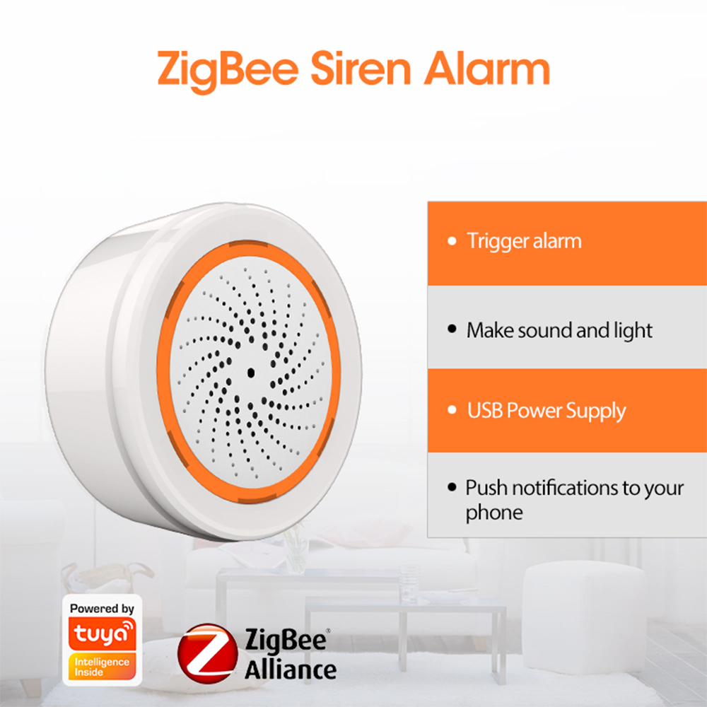 Coolcam Tuya Zigbee إنذار صفار - مراجعة Smart Home Living وسعره
