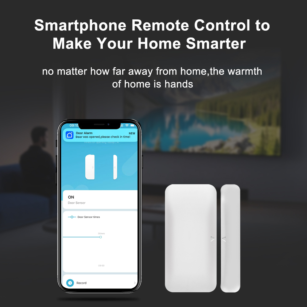 جهاز استشعار لاسلكي للأبواب وا - مراجعة Smart Home Security System وسعره