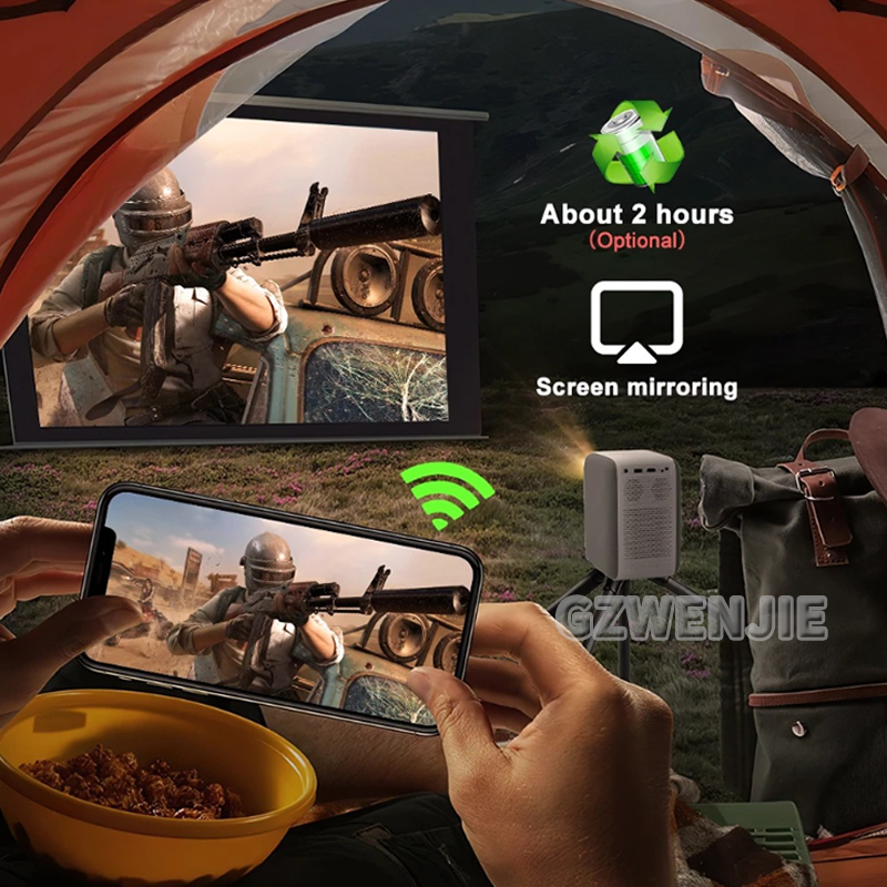 H6 جهاز عرض صغير LED 1080P Ful - مراجعة Smart Home Tv وسعره