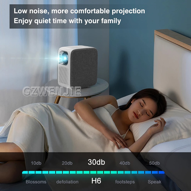 H6 جهاز عرض صغير LED 1080P Ful - مراجعة Smart Home Tv وسعره