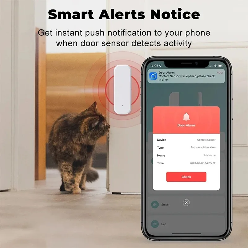 جهاز استشعار ذكي للأبواب والنو - مراجعة Smart Home Security System وسعره