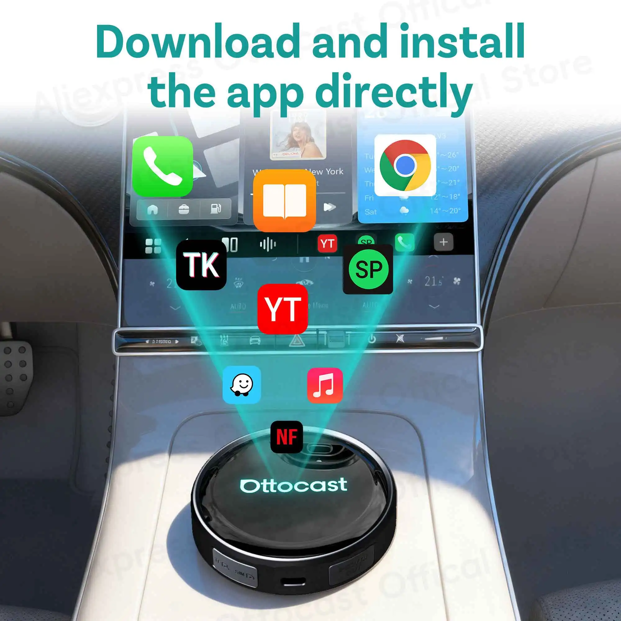 صندوق OTTOCAST P3 PRO AI لنظام - مراجعة Smart Home Tv وسعره