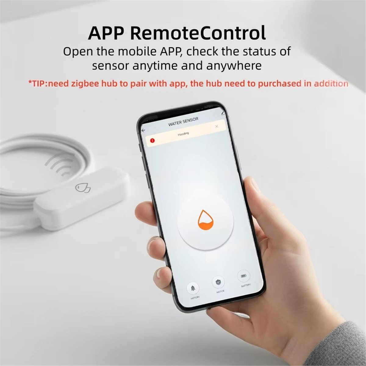 مستشعر تسرب المياه المتوافق مع - مراجعة Smart Home Life وسعره