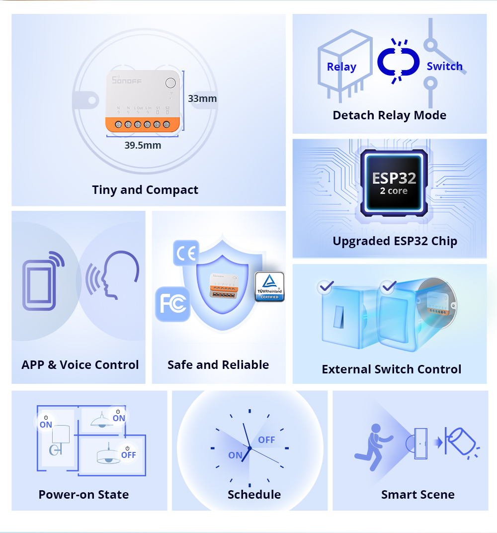 مفتاح ذكي واي فاي Sonoff Mini  - مراجعة Smart Home Life وسعره